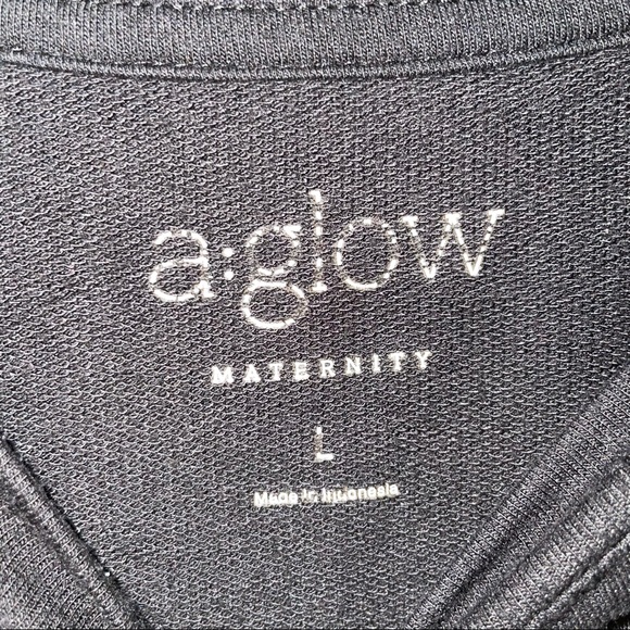 A•Glow Long Sleeve Polka Dot Top - Picture 2 of 2